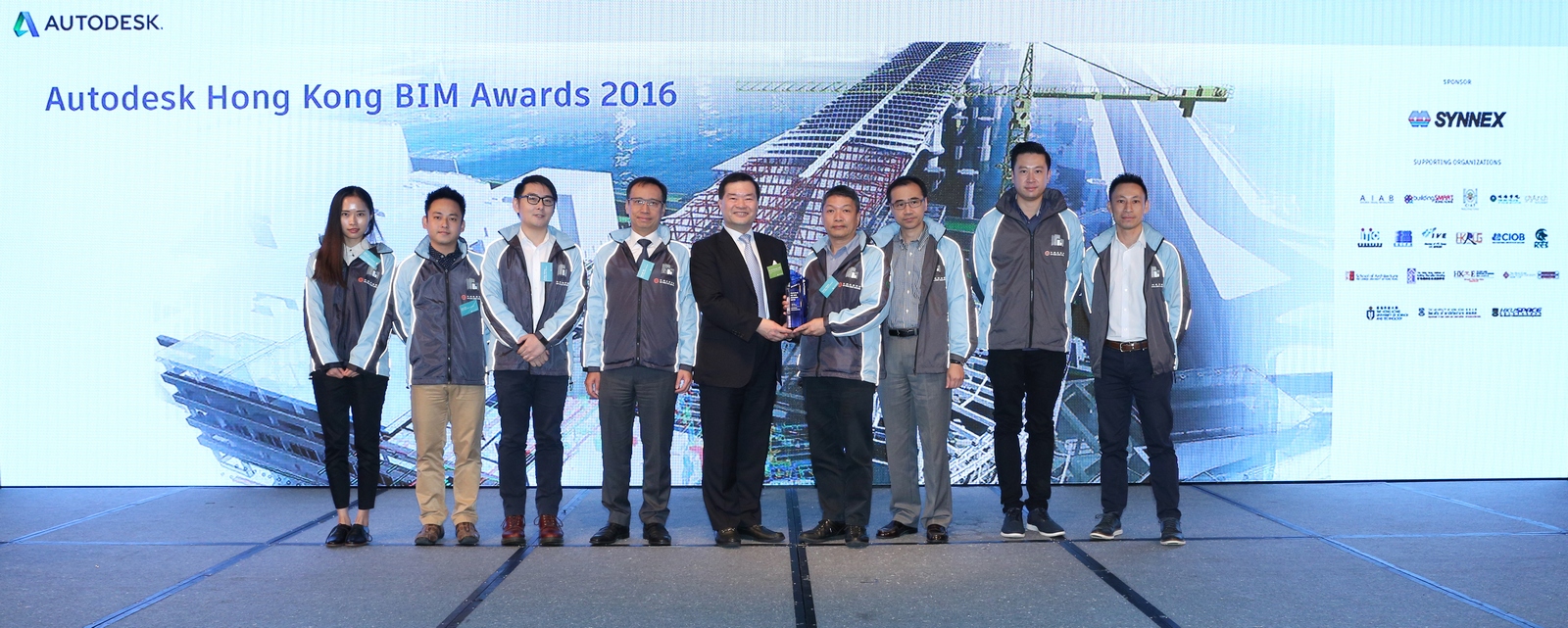 Hip Hing's BIM Team received the Autodesk Hong Kong BIM Awards